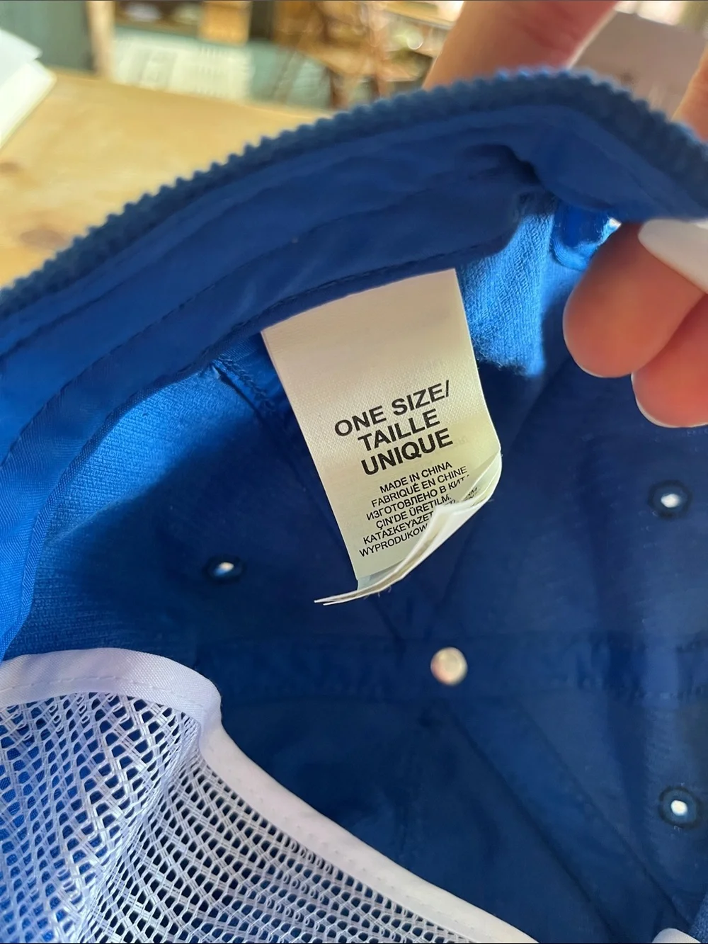 The North Face Mission Antarctic Corduroy Cap with White Rope Band